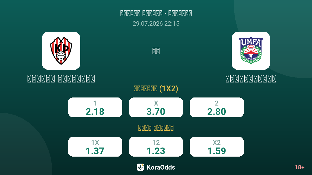 تروتور ريكيافيك ضد أفتوريلدينغ — الاحتمالات